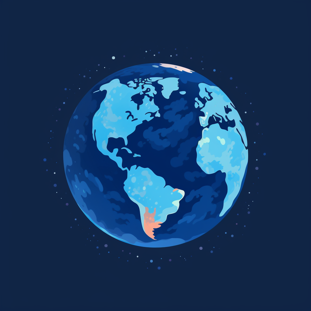 Graphic of earth